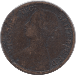 1866 FARTHING ( FINE ) 14 - Farthing - Cambridgeshire Coins