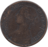 1866 FARTHING ( FINE ) 14 - Farthing - Cambridgeshire Coins