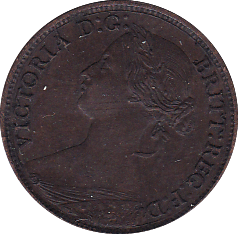 1866 FARTHING ( UNC ) - Farthing - Cambridgeshire Coins