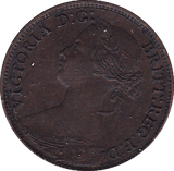 1866 FARTHING ( UNC ) - Farthing - Cambridgeshire Coins