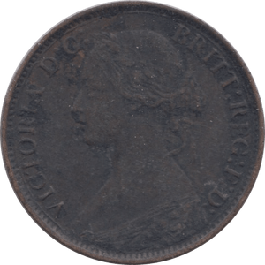 1866 FARTHING ( VF ) - Farthing - Cambridgeshire Coins