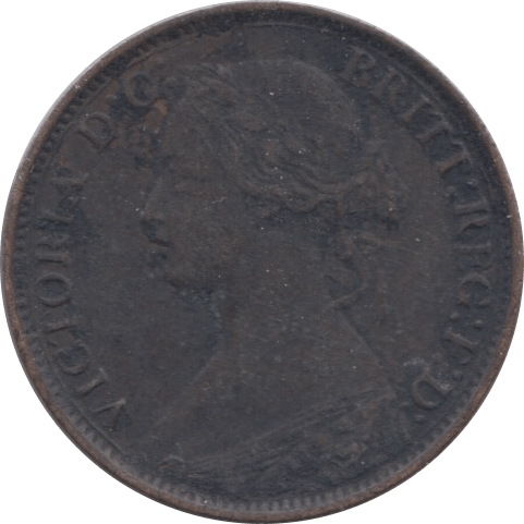 1866 FARTHING ( VF ) - Farthing - Cambridgeshire Coins