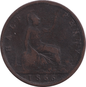 1866 HALFPENNY ( NF ) - Halfpenny - Cambridgeshire Coins