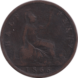 1866 HALFPENNY ( NF ) - Halfpenny - Cambridgeshire Coins