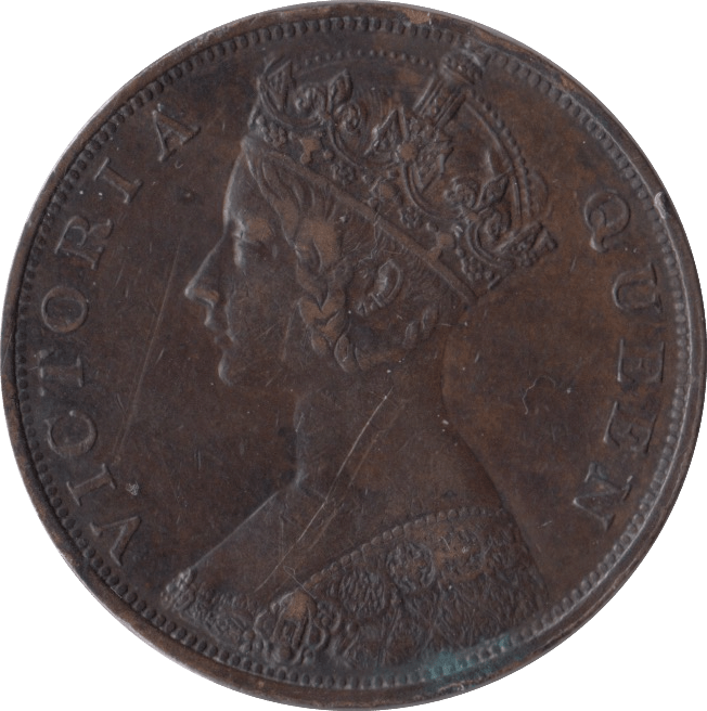 1866 ONE CENT HONG KONG - WORLD COINS - Cambridgeshire Coins