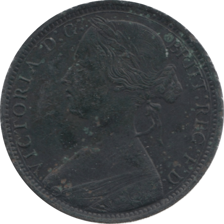 1866 PENNY ( EF ) 1 - Penny - Cambridgeshire Coins