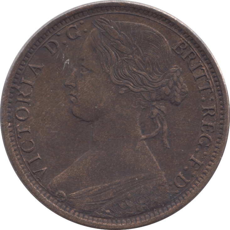 1866 PENNY ( GVF ) - Penny - Cambridgeshire Coins