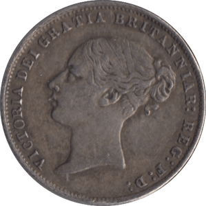 1866 SIXPENCE ( GVF ) DIE 36 - Sixpence - Cambridgeshire Coins