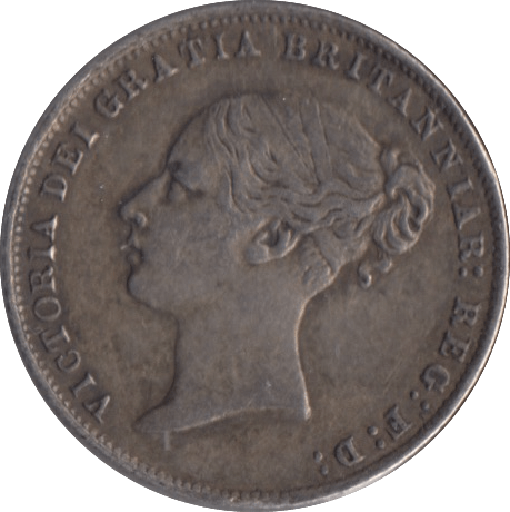 1866 SIXPENCE ( GVF ) DIE 36 - Sixpence - Cambridgeshire Coins