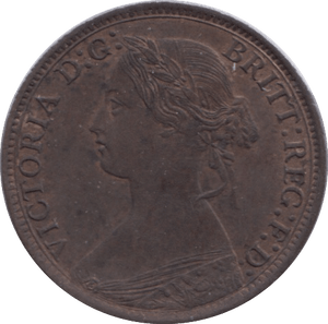 1867 FARTHING ( EF ) - Farthing - Cambridgeshire Coins