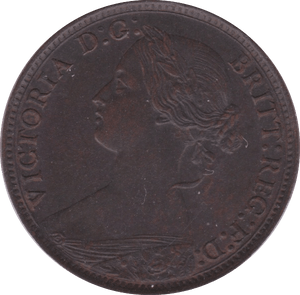 1867 FARTHING ( GEF ) - Farthing - Cambridgeshire Coins