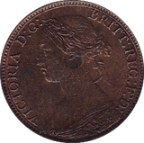 1867 FARTHING ( UNC ) - Farthing - Cambridgeshire Coins