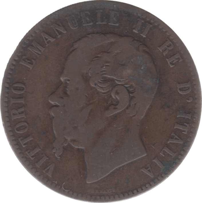 1867 ITALY 10 CENTESIMI 2 - WORLD COINS - Cambridgeshire Coins
