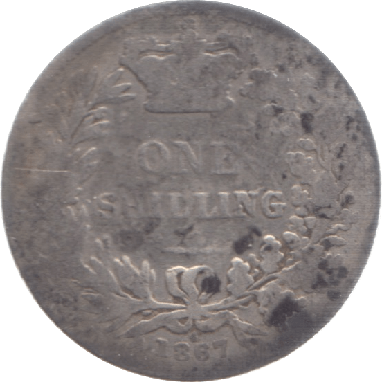 1867 SHILLING ( FAIR ) 1 DIE 4 - Shilling - Cambridgeshire Coins