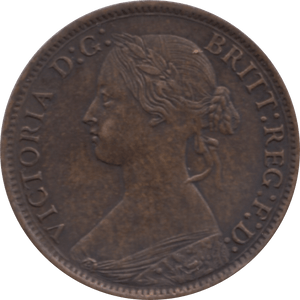 1868 FARTHING 2 ( GVF ) 85 - Farthing - Cambridgeshire Coins