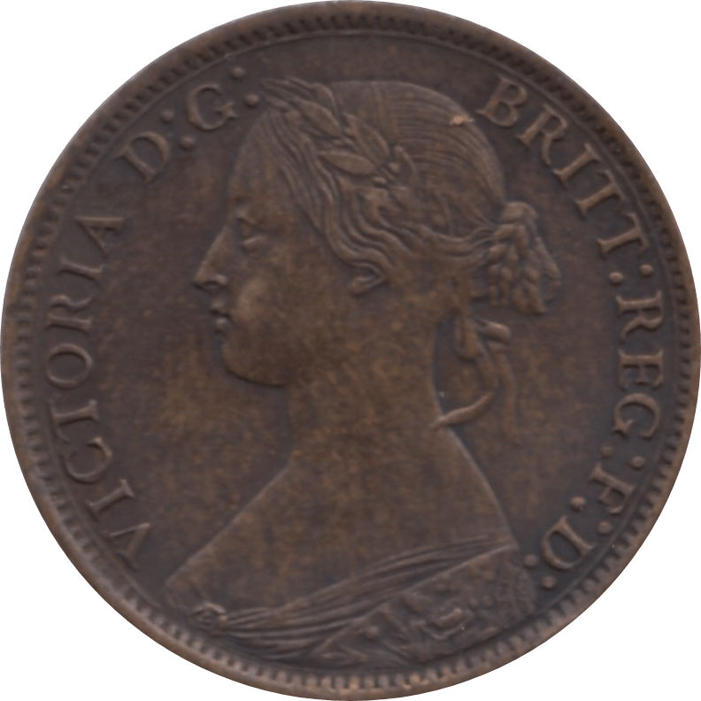 1868 FARTHING 2 ( GVF ) 85 - Farthing - Cambridgeshire Coins