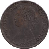 1868 FARTHING ( EF ) - Farthing - Cambridgeshire Coins