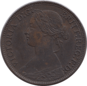 1868 FARTHING ( GVF ) - Farthing - Cambridgeshire Coins