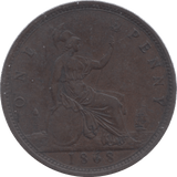 1868 PENNY ( GVF ) 7 - Penny - Cambridgeshire Coins