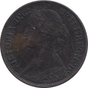 1869 FARTHING ( GVF ) 1 - Farthing - Cambridgeshire Coins