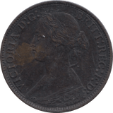 1869 FARTHING ( GVF ) 1 - Farthing - Cambridgeshire Coins