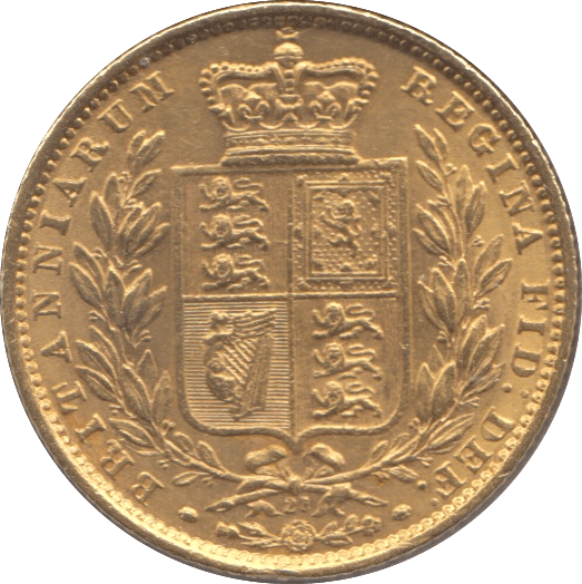 1869 GOLD SOVEREIGN ( EF ) DIE 21 - Sovereign - Cambridgeshire Coins