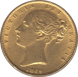 1869 GOLD SOVEREIGN ( EF ) DIE 21 - Sovereign - Cambridgeshire Coins