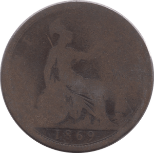 1869 PENNY ( POOR ) 3 - PENNY - Cambridgeshire Coins