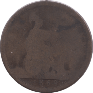 1869 PENNY ( POOR ) 4 - PENNY - Cambridgeshire Coins