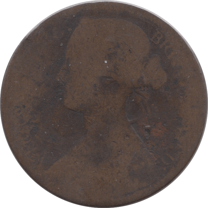 1869 PENNY RARE ( POOR ) - Penny - Cambridgeshire Coins