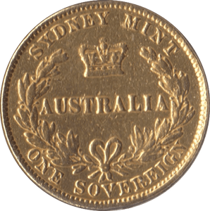 1870 GOLD SOVEREIGN AUSTRALIA ( VF ) - Gold World Coins - Cambridgeshire Coins