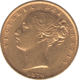 1870 GOLD SOVEREIGN ( GVF ) DIE 30 - Sovereign - Cambridgeshire Coins