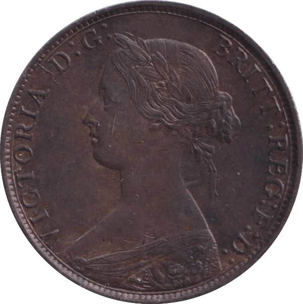 1870 HALFPENNY ( UNC ) - Halfpenny - Cambridgeshire Coins