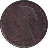 1870 HALFPENNY ( UNC ) - Halfpenny - Cambridgeshire Coins