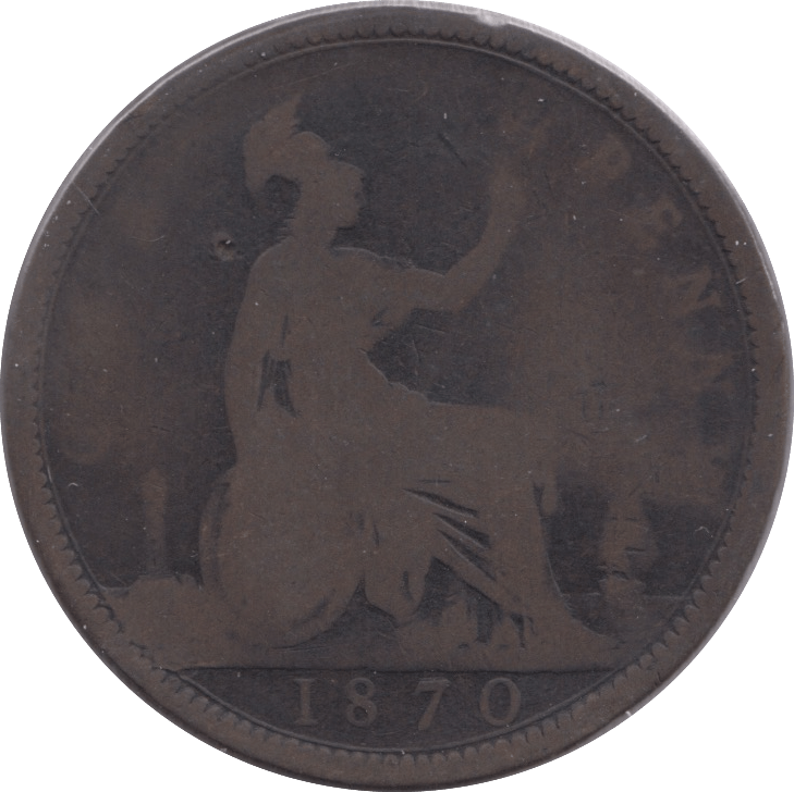 1870 PENNY ( FAIR ) 2 - PENNY - Cambridgeshire Coins