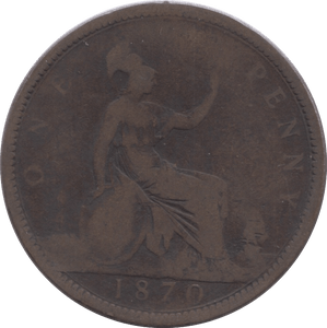 1870 PENNY ( FAIR ) 4 - PENNY - Cambridgeshire Coins