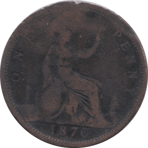 1870 PENNY ( FAIR ) - PENNY - Cambridgeshire Coins