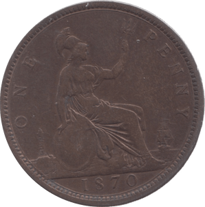 1870 PENNY ( GF ) 7 - Penny - Cambridgeshire Coins