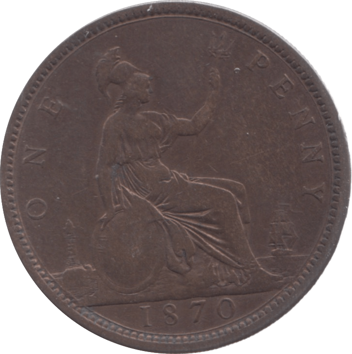 1870 PENNY ( GF ) 7 - Penny - Cambridgeshire Coins