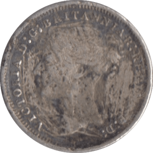 1870 SILVER THREEPENCE ( FAIR ) - Threepence - Cambridgeshire Coins