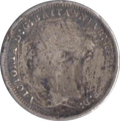 1870 SILVER THREEPENCE ( FAIR ) - Threepence - Cambridgeshire Coins