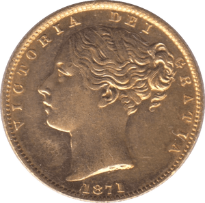 1871 GOLD SOVEREIGN ( EF ) DIE 31 - Sovereign - Cambridgeshire Coins