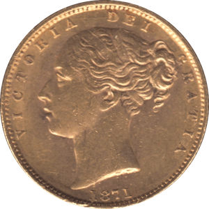 1871 GOLD SOVEREIGN ( GVF ) DIE 29 - Sovereign - Cambridgeshire Coins