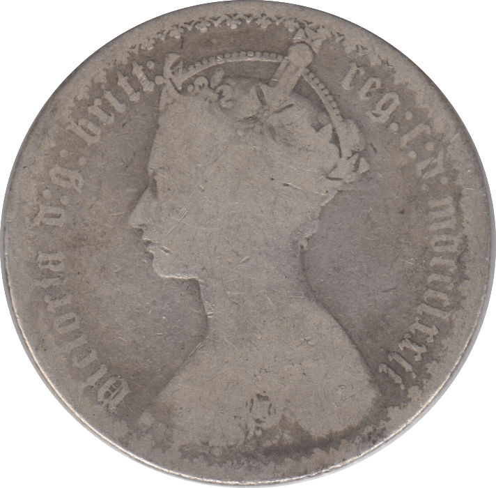 1872 FLORIN ( FAIR ) DIE 158 - Florin - Cambridgeshire Coins