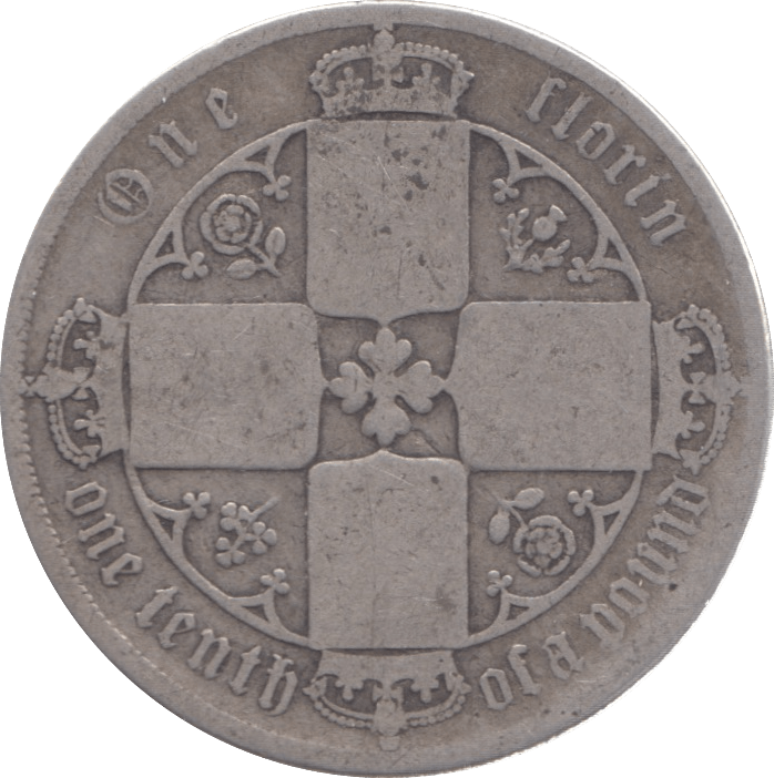 1872 FLORIN ( FAIR ) DIE 32 1 - Florin - Cambridgeshire Coins