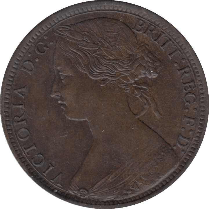 1872 PENNY ( AUNC ) 5 - Penny - Cambridgeshire Coins