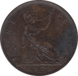 1872 PENNY ( AUNC ) 5 - Penny - Cambridgeshire Coins