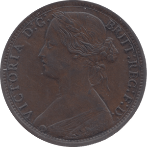 1872 PENNY ( EF ) 7 - Penny - Cambridgeshire Coins