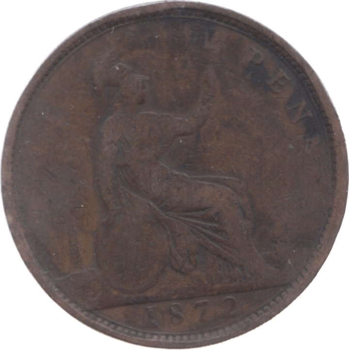 1872 PENNY ( FAIR ) 5 - Penny - Cambridgeshire Coins