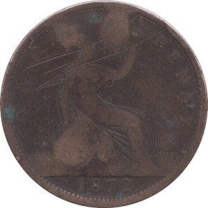 1872 PENNY ( FAIR ) - Penny - Cambridgeshire Coins